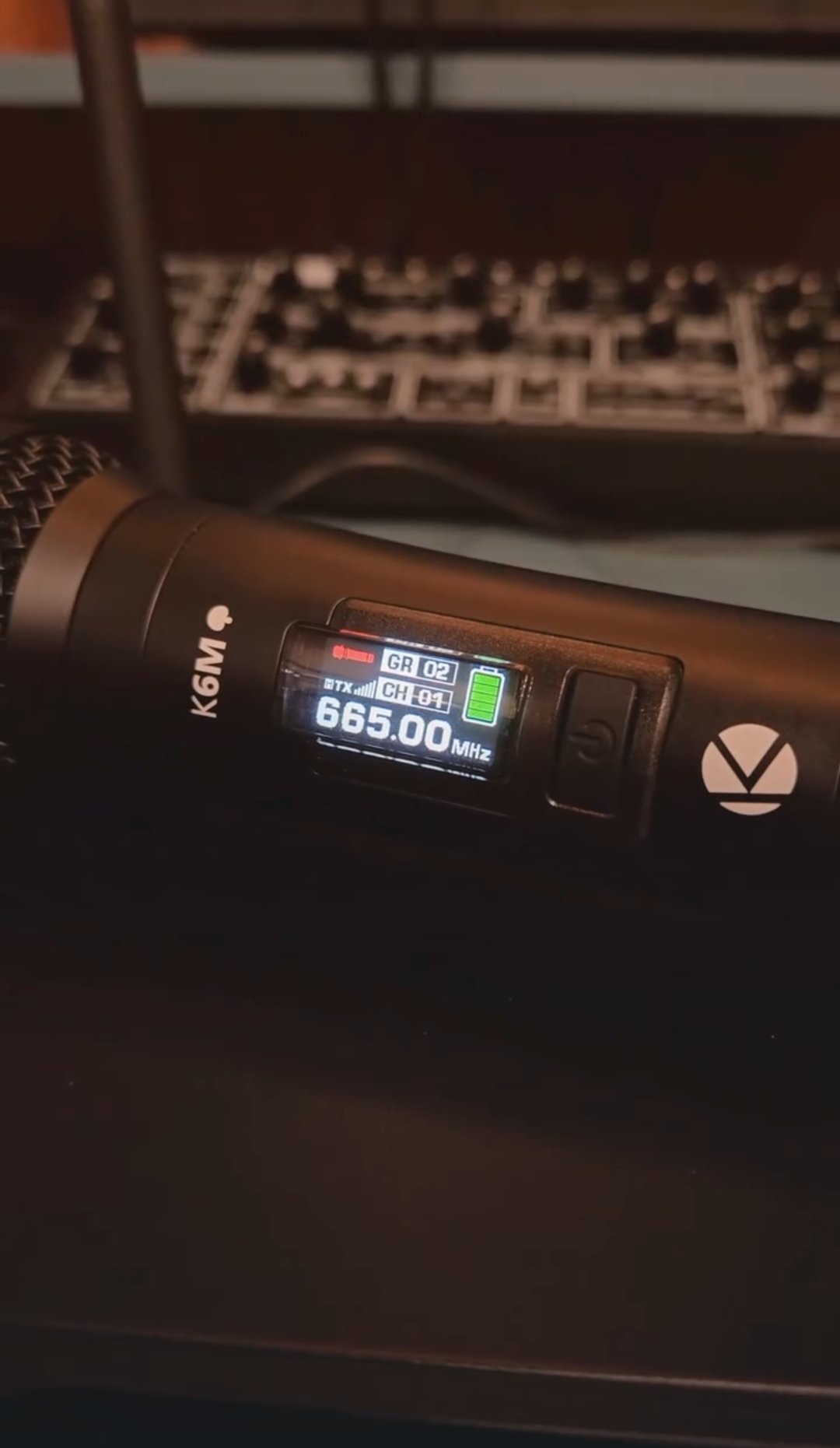 Microfone Sem Fio K621M K-COMM Profissional Digital 24bits (TALKBACK) - Imagem 7