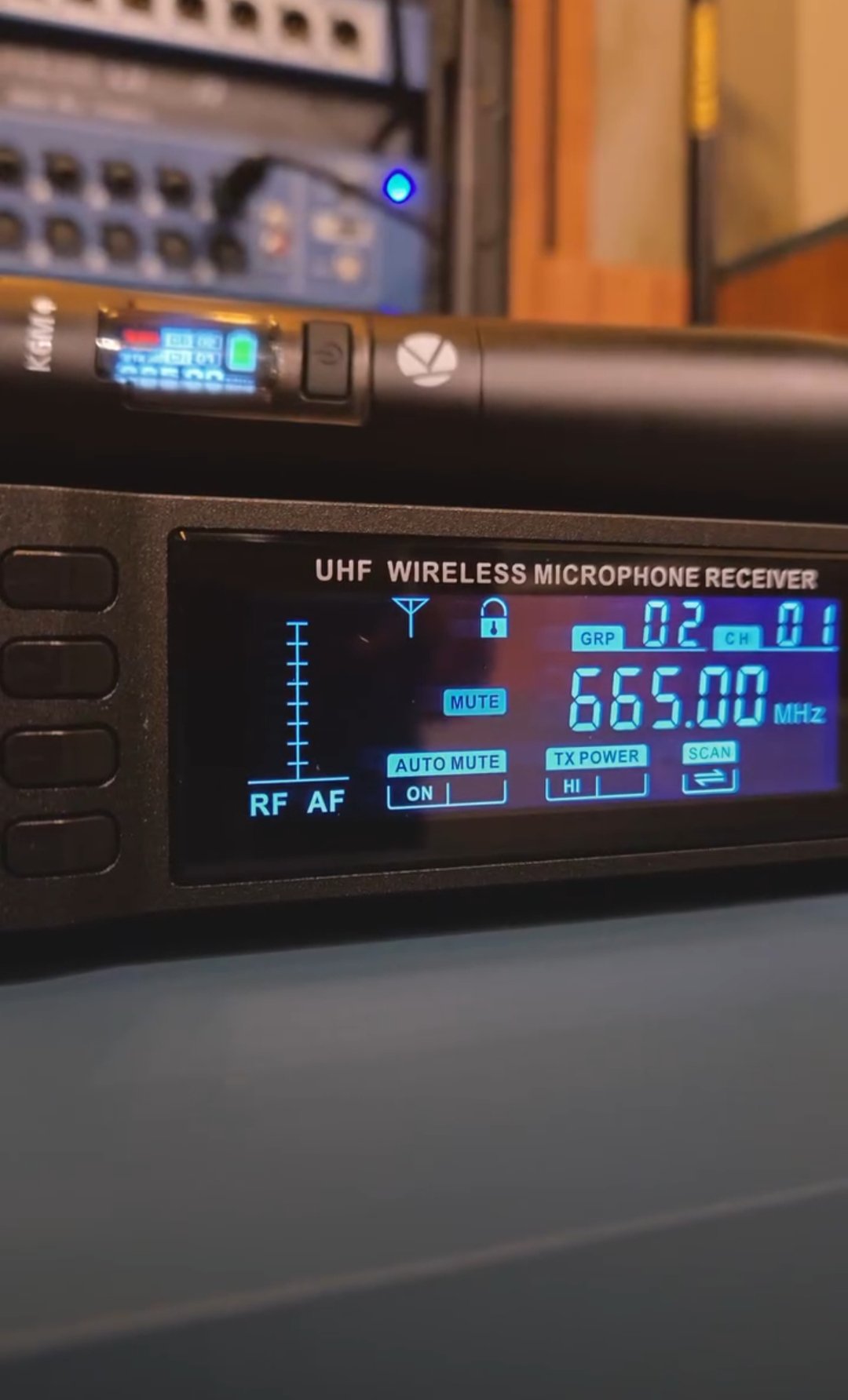 Microfone Sem Fio Digital 24bits Kadosh K621M ( aceita troca de cápsulas ) - Imagem 14