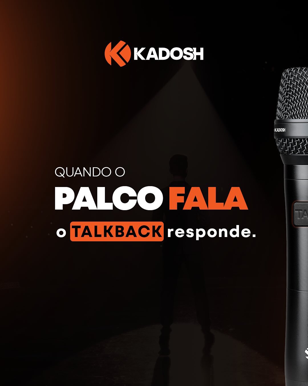 Microfone Sem Fio K621M K-COMM Profissional Digital 24bits (TALKBACK) - Imagem 4