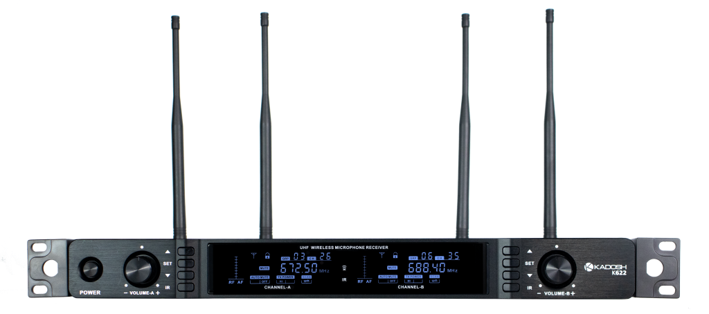 Microfone Duplo Sem Fio Kadosh K622M Profissional Digital 24bits - Imagem 17