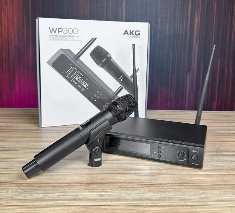 AKG WP300 Vocal – Sistema de Microfone Sem Fio Profissional UHF - Imagem 5