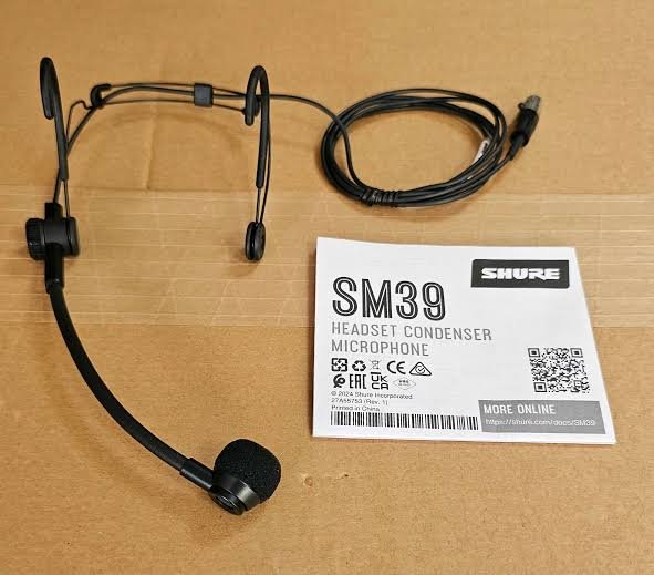 Microfone Headset Cardioide Shure SM39-TQG Profissional Alta Performance para Vocal. - Imagem 21