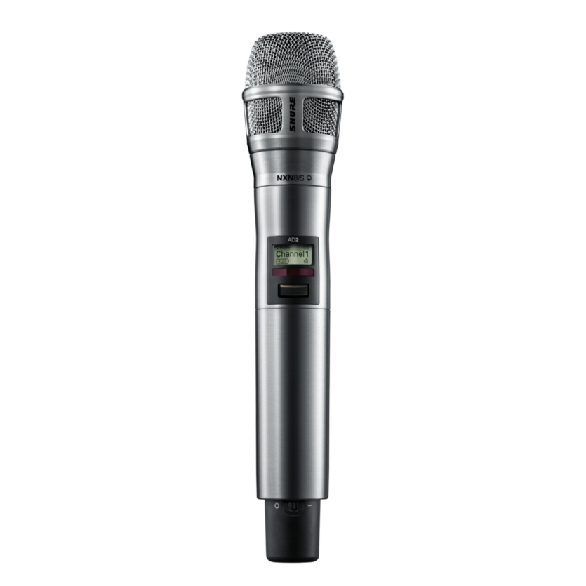 Axient Digital Transmissor Microfone Bastão Sem Fio AD2/N8S Nickel Com TALKBACK