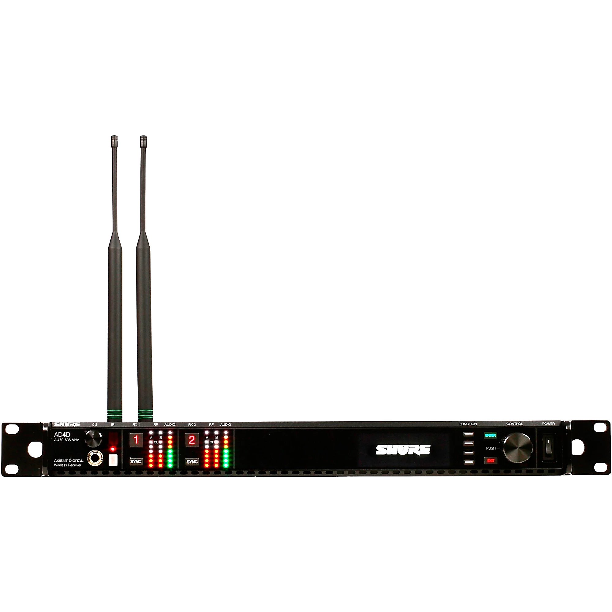 Shure AD4D-BR | Receptor digital de 2 canais - A (470-636 MHz) - Imagem 7