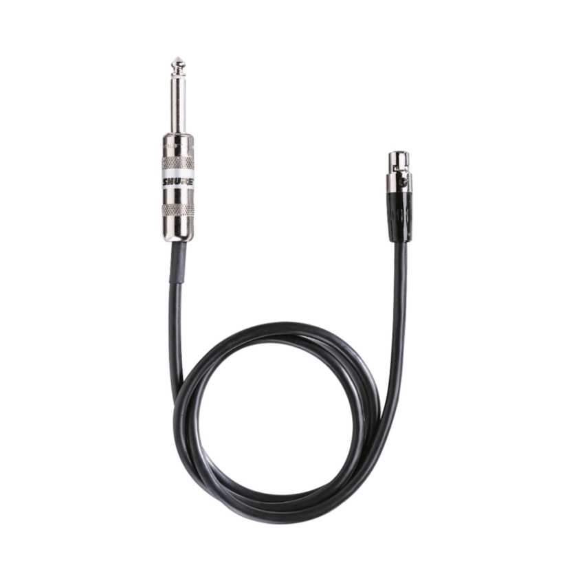 Cabo para Instrumento Shure WA302 TA4F (TQG) – P10 90° para Bodypack