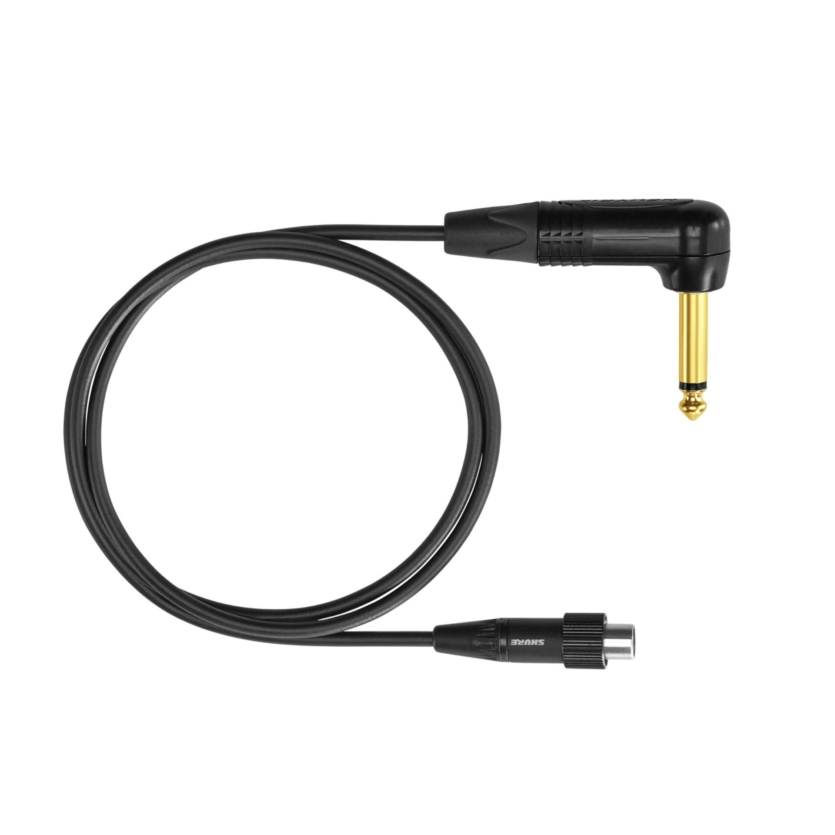 Cabo Shure WA307 – P10 90° para TA4F | Instrumento para Bodypack