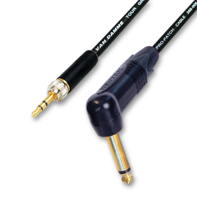 Cabo Premium Ci1 Sennheiser Transmissor Instrumentos - P10 / P2 Com Trava - Neutrik Original - Made In Usa