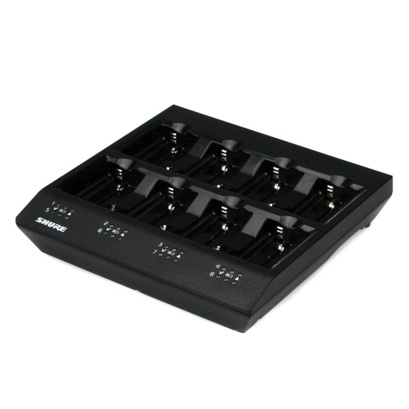 Carregador de Baterias Shure SBC800-BR de 8 Compartimentos