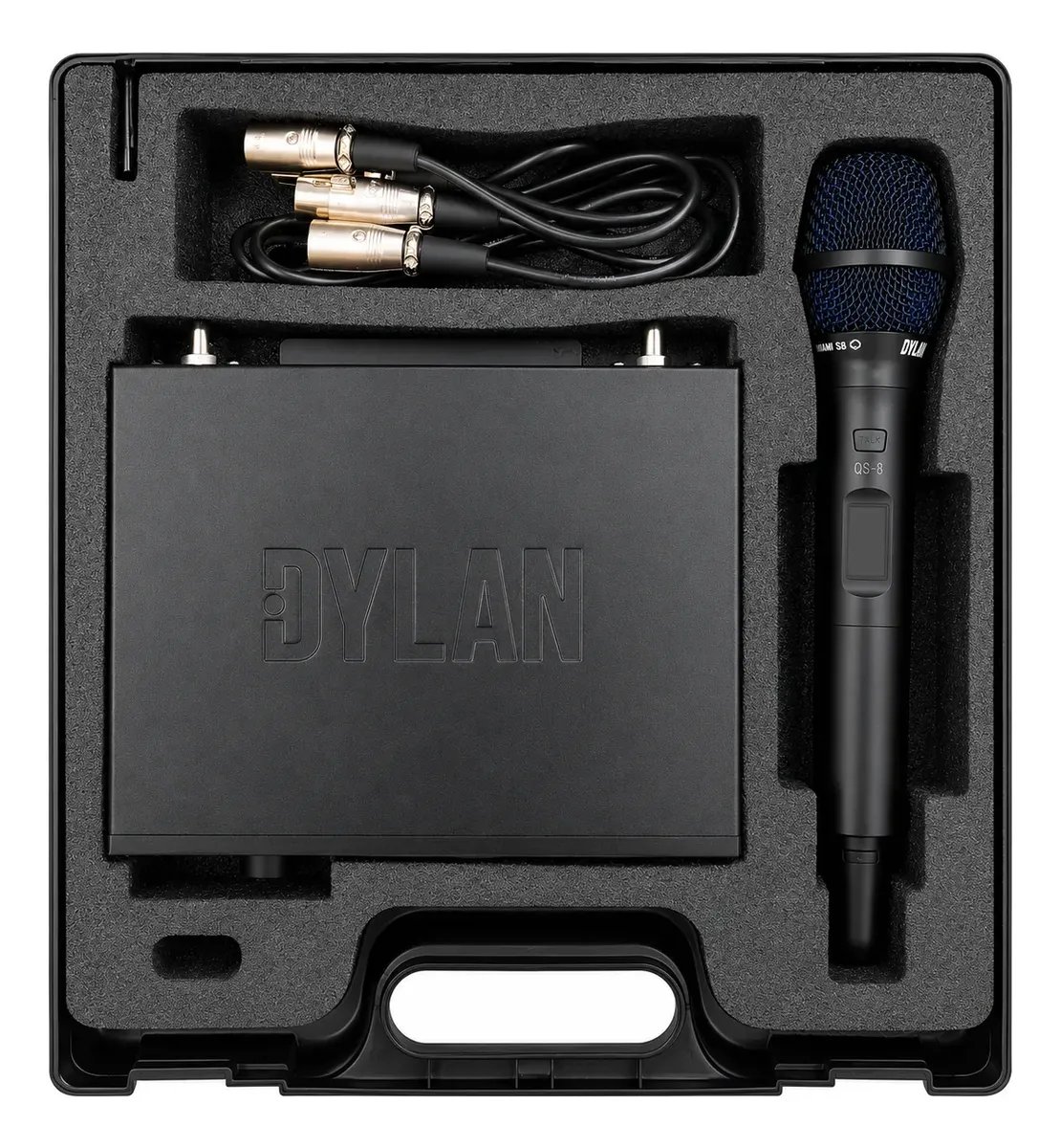 Microfone Sem Fio Dylan QS-8 Talkback Profissional - Imagem 8